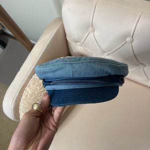 Denim Baker Boy Hat